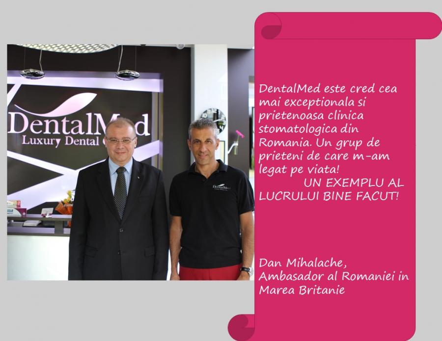 Testimonial Mihalache Dan Romanian Ambassdor in Great Britain